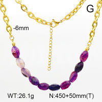 Agate  SS Necklace  7N4000072vhkb-908