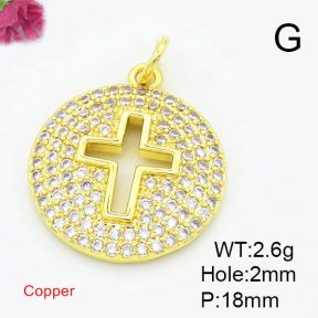 Fashion Copper Pendant  XFPC02900ablb-L017