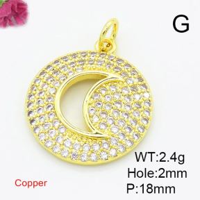 Fashion Copper Pendant  XFPC02902ablb-L017