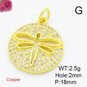 Fashion Copper Pendant  XFPC02904ablb-L017