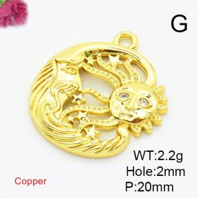 Fashion Copper Pendant  XFPC02928aajl-L017