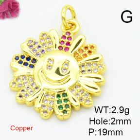 Fashion Copper Pendant  XFPC02936ablb-L017