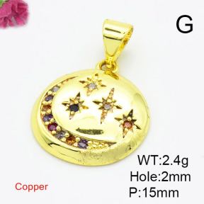 Fashion Copper Pendant  XFPC02956baka-L017