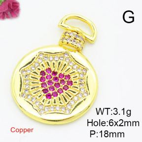 Fashion Copper Pendant  XFPC02962baka-L017