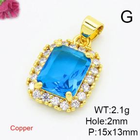 Fashion Copper Pendant  XFPC02971aajl-L017