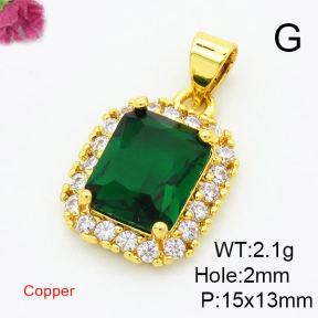 Fashion Copper Pendant  XFPC02973aajl-L017