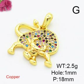 Fashion Copper Pendant  XFPC02993aajl-L017