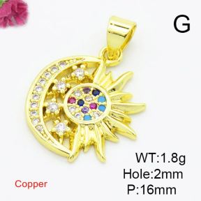 Fashion Copper Pendant  XFPC02995aajl-L017