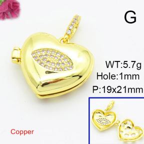 Fashion Copper Pendant  XFPC03005vbmb-L017