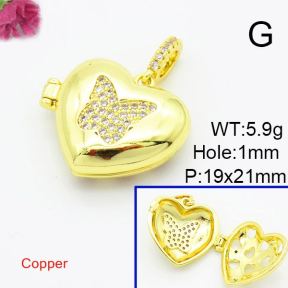 Fashion Copper Pendant  XFPC03009vbmb-L017