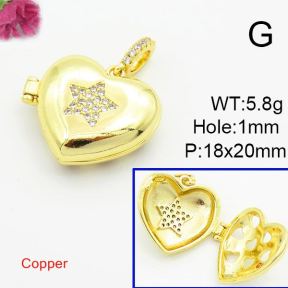 Fashion Copper Pendant  XFPC03013vbmb-L017