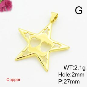 Fashion Copper Pendant  XFPC03019aajl-L017