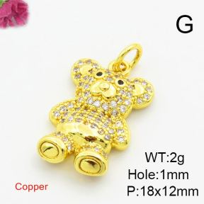 Fashion Copper Pendant  XFPC03041aajl-L017