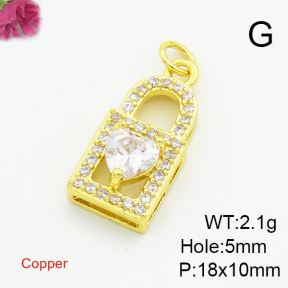 Fashion Copper Pendant  XFPC03049avja-L017