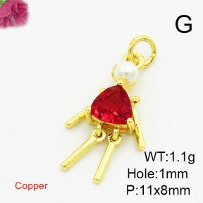 Fashion Copper Pendant  XFPC03052baka-L017