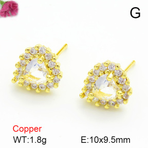 Cubic Zirconia  Fashion Copper Earrings  F7E400177vbmb-L017