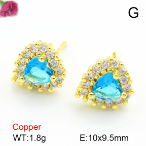 Cubic Zirconia  Fashion Copper Earrings  F7E400178vbmb-L017