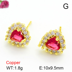 Cubic Zirconia  Fashion Copper Earrings  F7E400179vbmb-L017