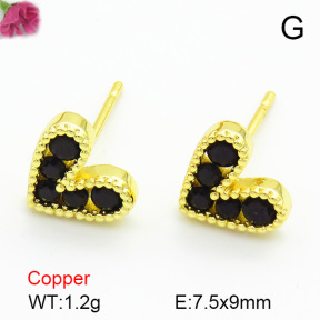 Cubic Zirconia  Fashion Copper Earrings  F7E400185baka-L017