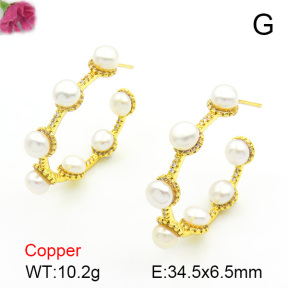 Cubic Zirconia  Fashion Copper Earrings  F7E400218vila-L017