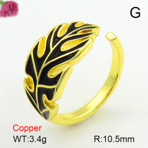 Enamel  Fashion Copper Ring  F7R300124baka-L017