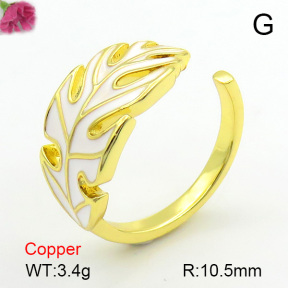 Enamel  Fashion Copper Ring  F7R300129baka-L017
