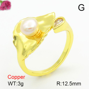 Cubic Zirconia  Fashion Copper Ring  F7R400153ablb-L017