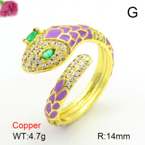 Fashion Copper Ring  F7R300172bbov-L017