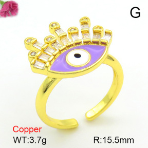 Fashion Copper Ring  F7R300182ablb-L017