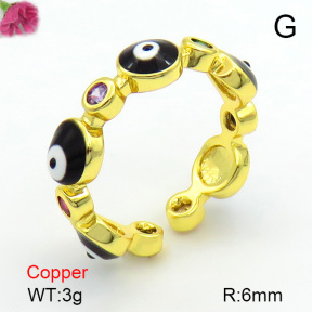 Fashion Copper Ring  F7R300192ablb-L017