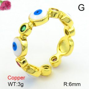 Fashion Copper Ring  F7R300194ablb-L017