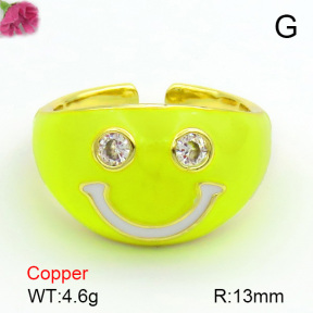 Fashion Copper Ring  F7R300195ablb-L017