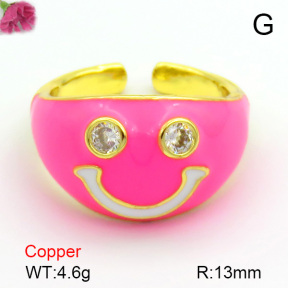 Fashion Copper Ring  F7R300197ablb-L017