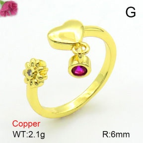 Fashion Copper Ring  F7R400176ablb-L017