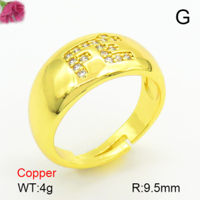 Fashion Copper Ring  F7R400183ablb-L017