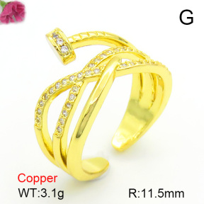 Fashion Copper Ring  F7R400191ablb-L017