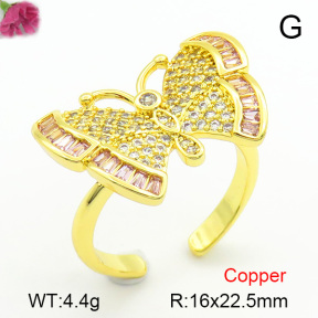 Fashion Copper Ring  F7R400208bbov-L017