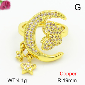 Fashion Copper Ring  F7R400214vbmb-L017