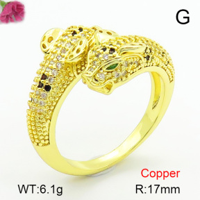 Fashion Copper Ring  F7R400222bbov-L017