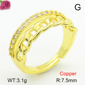 Fashion Copper Ring  F7R400230ablb-L017