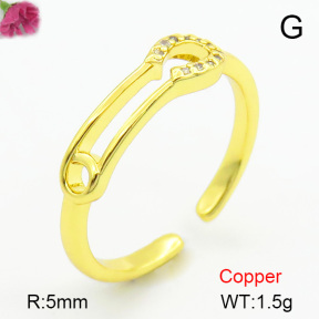 Fashion Copper Ring  F7R400250baka-L017