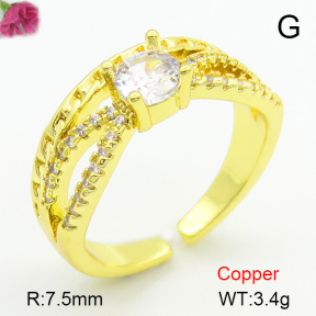 Fashion Copper Ring  F7R400255ablb-L017
