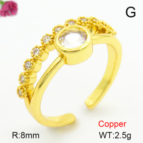 Fashion Copper Ring  F7R400265ablb-L017