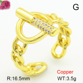 Fashion Copper Ring  F7R400267ablb-L017