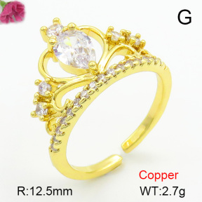 Fashion Copper Ring  F7R400284ablb-L017