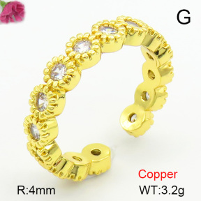 Fashion Copper Ring  F7R400295ablb-L017