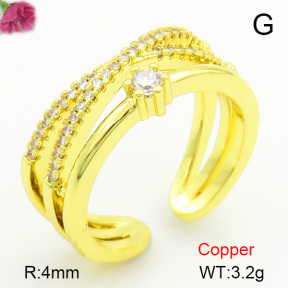 Fashion Copper Ring  F7R400296vbmb-L017