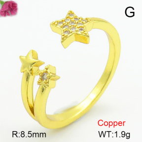 Fashion Copper Ring  F7R400300ablb-L017