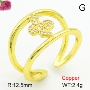 Fashion Copper Ring  F7R400302baka-L017