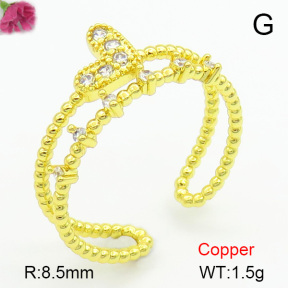 Fashion Copper Ring  F7R400317ablb-L017